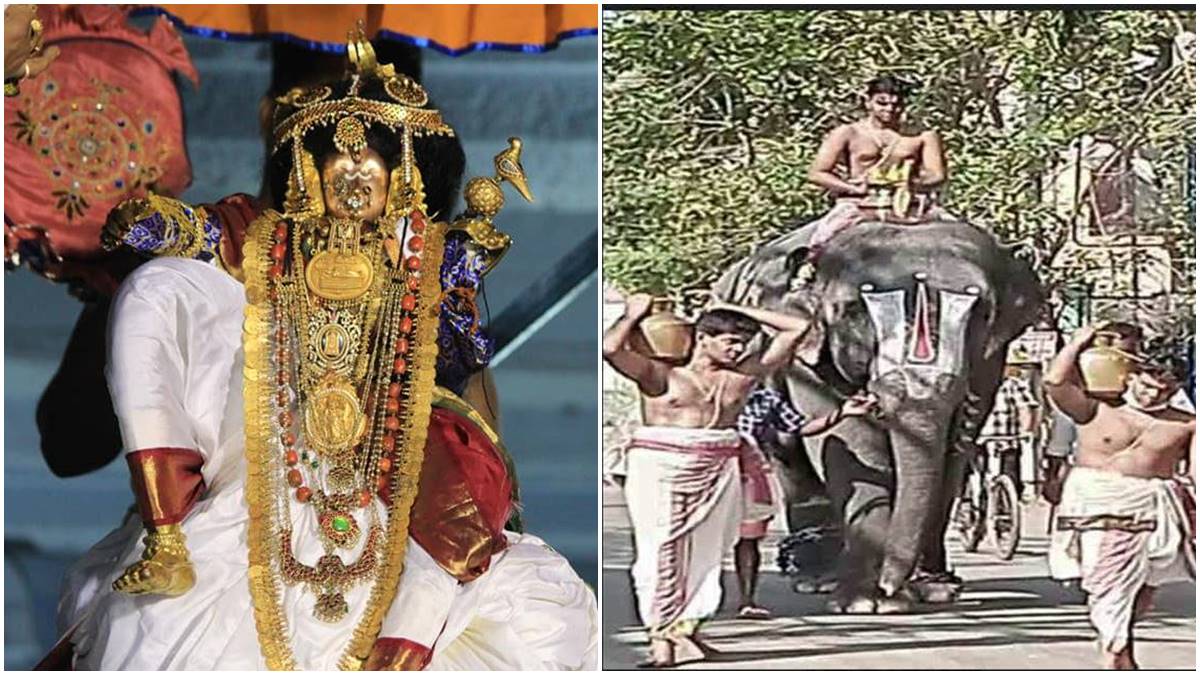 ஸ்ரீஆண்டாள் எண்ணெய்க் காப்பு விழா; திருமுக்குளத்தில் இருந்து புனிதநீர்!