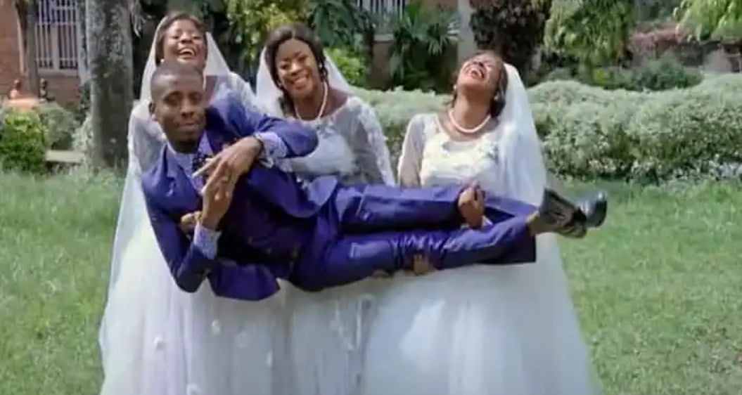 சகோதரிகள் மூவரையும் மணந்த இளைஞர்!