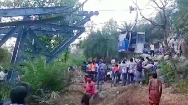 ஜார்கண்ட்- ரோப் கார்கள் மோதிய விபத்தில் இன்று 10பேர் மீட்பு…