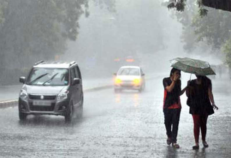 தமிழகத்தில் பல்வேறு இடங்களில் இடி- மின்னலுடன் மழை..