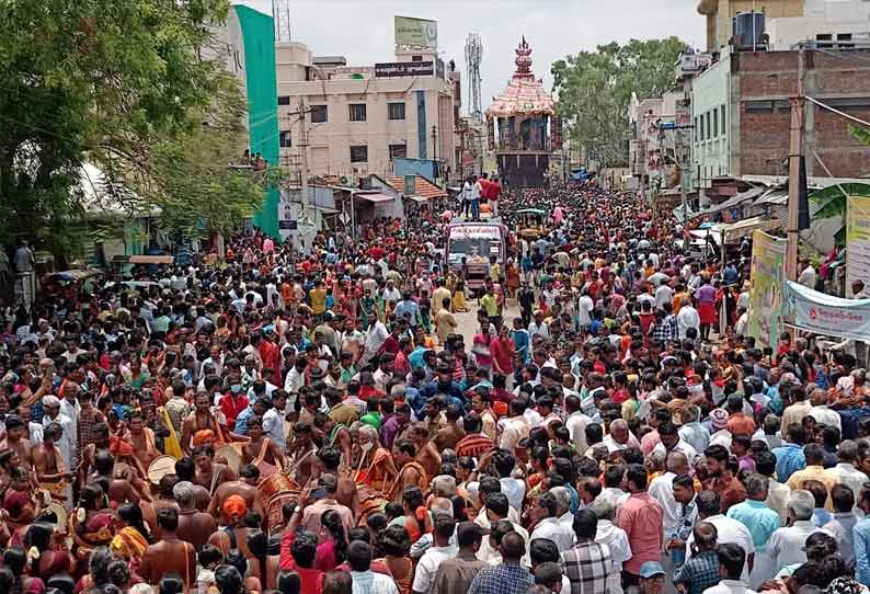 202205131624467065 Avinashi Linkeswarar Temple 2nd day procession Thousands SECVPF - Dhinasari Tamil