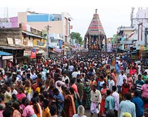 புதுச்சேரி வில்லியனூர் திருக்காமீஸ்வரர் கோவில் தேரோட்டம்..