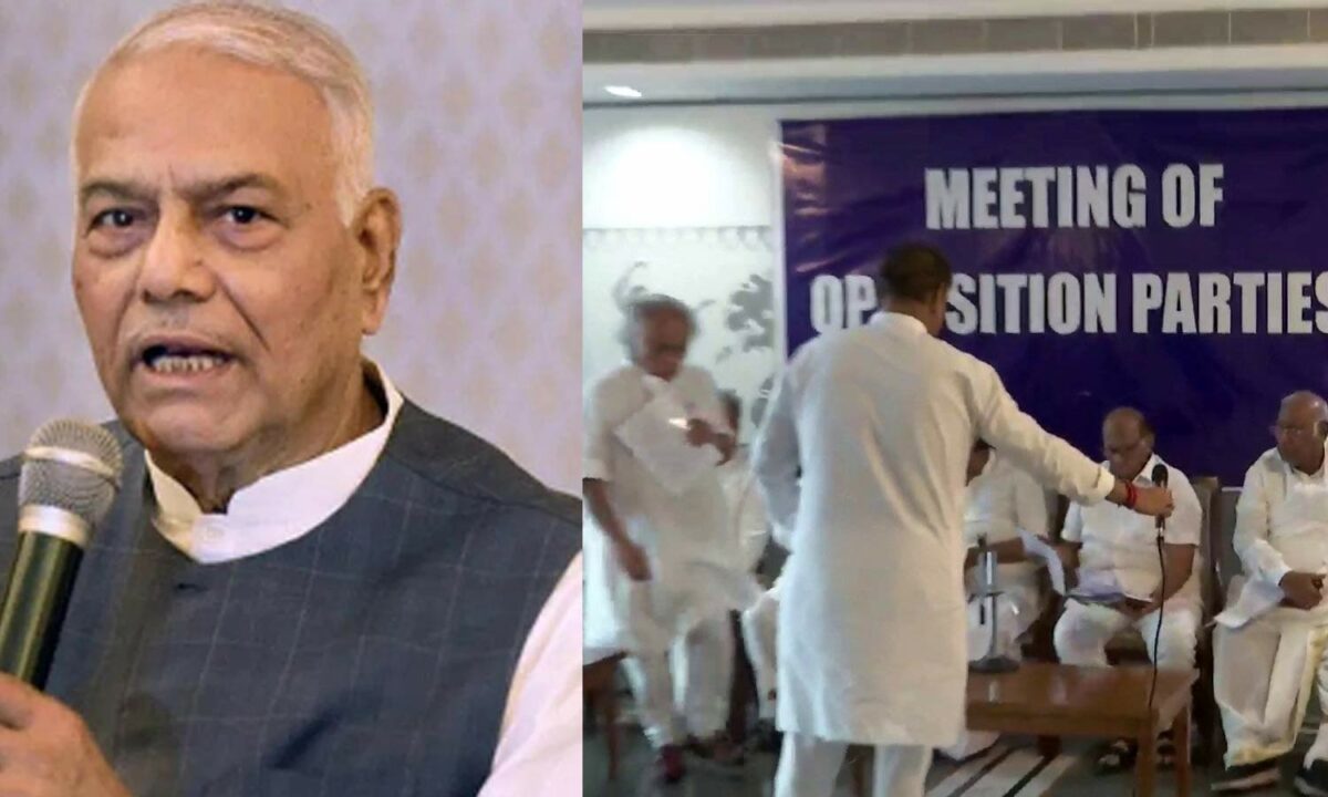 குடியரசுத் தலைவர் தேர்தலில்  எதிர்க்கட்சி கூட்டணியின் பொது வேட்பாளராக யஷ்வந்த் சின்ஹா..