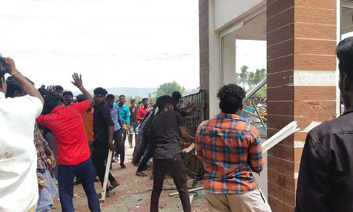 கள்ளக்குறிச்சி அருகே தனியார் பள்ளியில் நிகழ்ந்த வன்முறை 35 பேர் கைது.. - Dhinasari Tamil