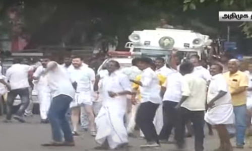 அ.தி.மு.க.தலைமை அலுவலகம் ராயப்பேட்டையில் 144 தடை உத்தரவு.. - Dhinasari Tamil