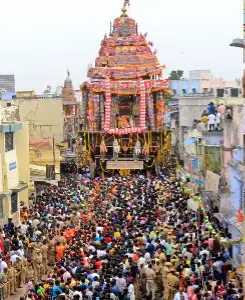 திருநெல்வேலி நெல்லையப்பர் கோவில் ஆனி தேரோட்டம் கோலாகலம்.. - Dhinasari Tamil
