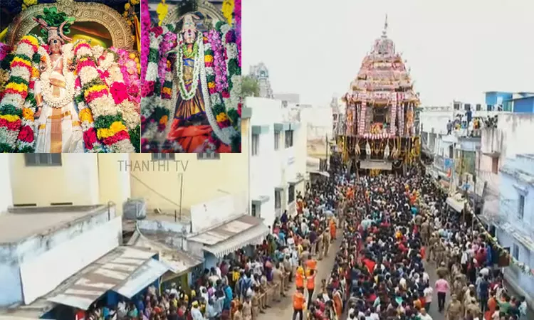 திருநெல்வேலி நெல்லையப்பர் கோவில் ஆனி தேரோட்டம் கோலாகலம்.. - Dhinasari Tamil
