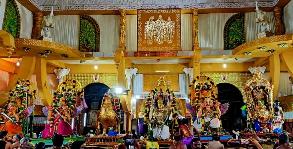 ஸ்ரீவில்லிபுத்தூர் ஆடிப்பூர திருவிழாவில் ஐந்து கருடசேவை.. - Dhinasari Tamil