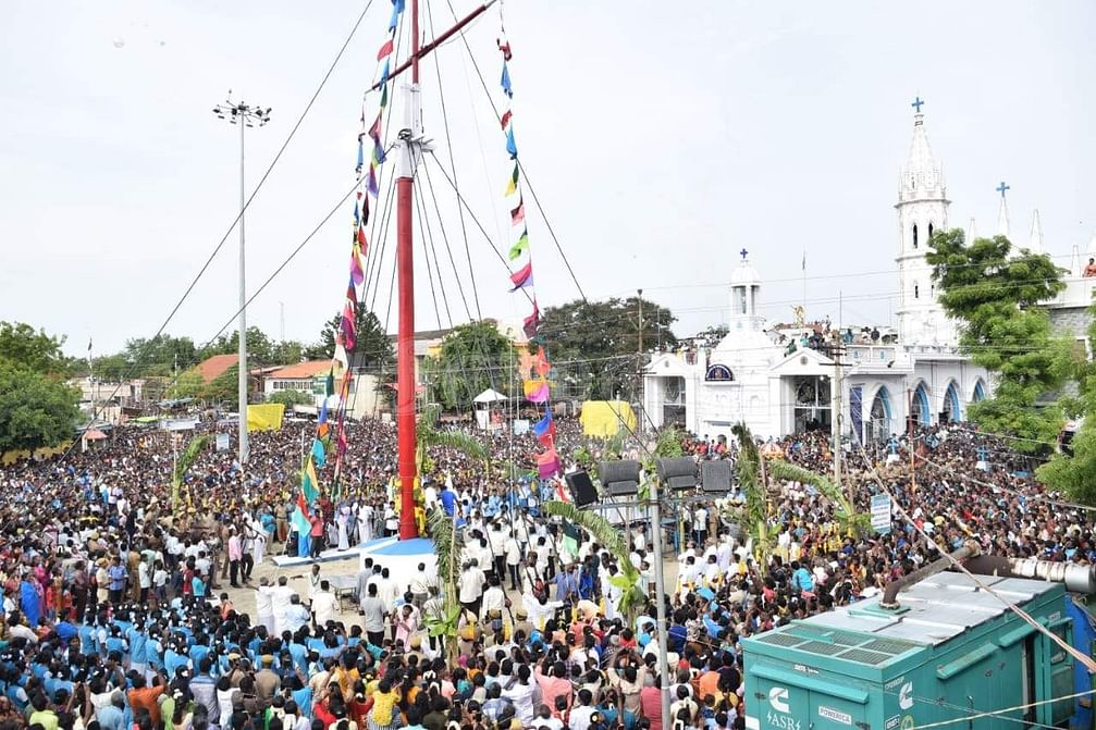 தூத்துக்குடி உலகப் புகழ்பெற்ற பனிமய மாதா பேராலய திருவிழா துவக்கம்..