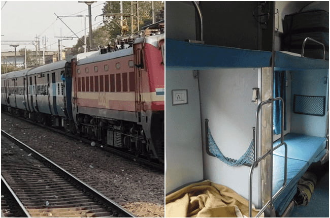 ரெயிலில் பயணிகளோடு பயணித்த 🐍..