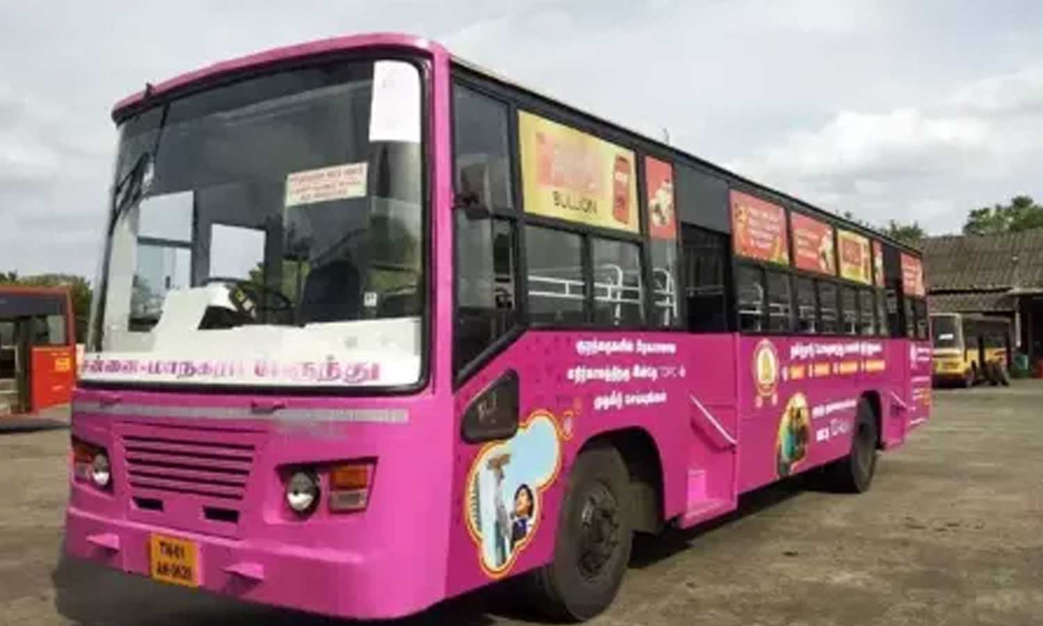 சென்னையில் மகளிர் இலவச மாநகர பஸ்கள் முழுமையாக ‘பிங்க்’ நிறத்துக்கு மாற்றம் ..