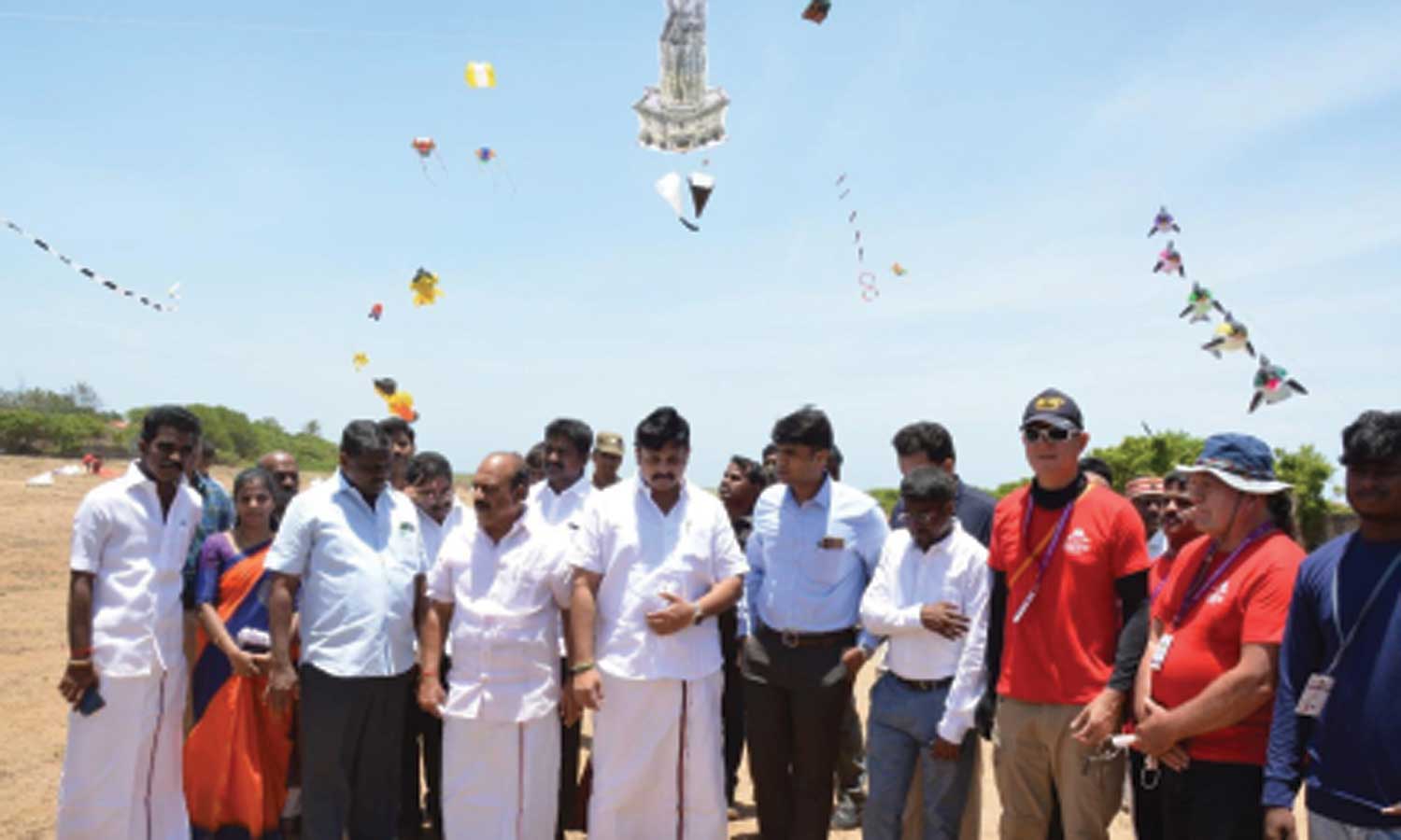 மாமல்லபுரத்தில் சர்வதேச பட்டம் விடும் திருவிழா..