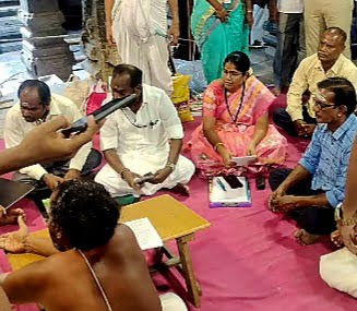 சிதம்பரம் ஸ்ரீநடராஜர்  கோவில் நகைகள் ஆய்வு..