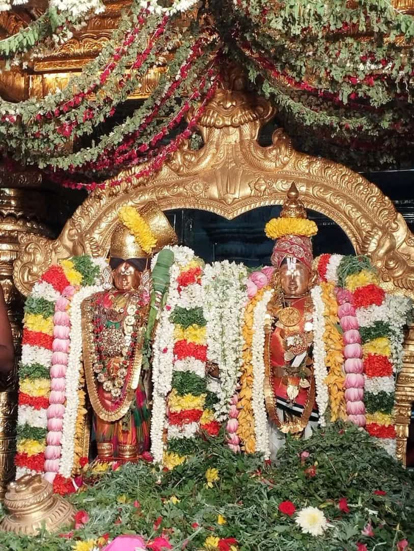 புஷ்பயாகத்துடன் ஸ்ரீவிலி ஆண்டாள் கோவில் ஆடிப்பூரத் திருவிழா நிறைவு..