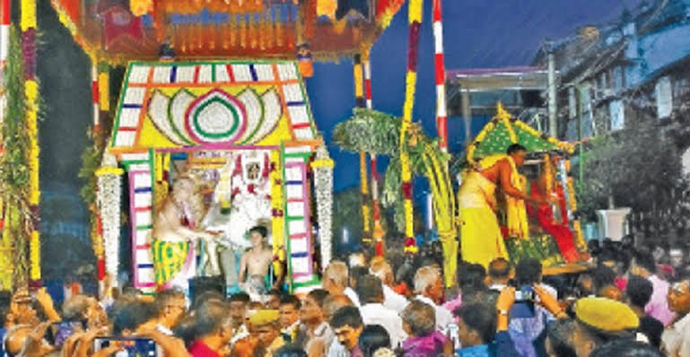 கரிவலம்வந்தநல்லூர் பால்வண்ணநாத சுவாமி கோவிலில் ஆவணி தபசு திருவிழா..