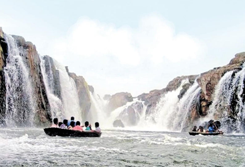 ஒகேனக்கல்லில் இன்று முதல் பரிசல் இயக்க அனுமதி .. - Dhinasari Tamil