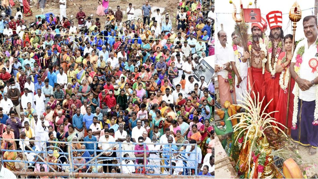 புதுக்கோட்டைகோவில்பட்டி மஹாஸ்ரீ திரிசூல பிடாரிஅம்மன் ஆலய கும்பாபிஷேகம் - Dhinasari Tamil