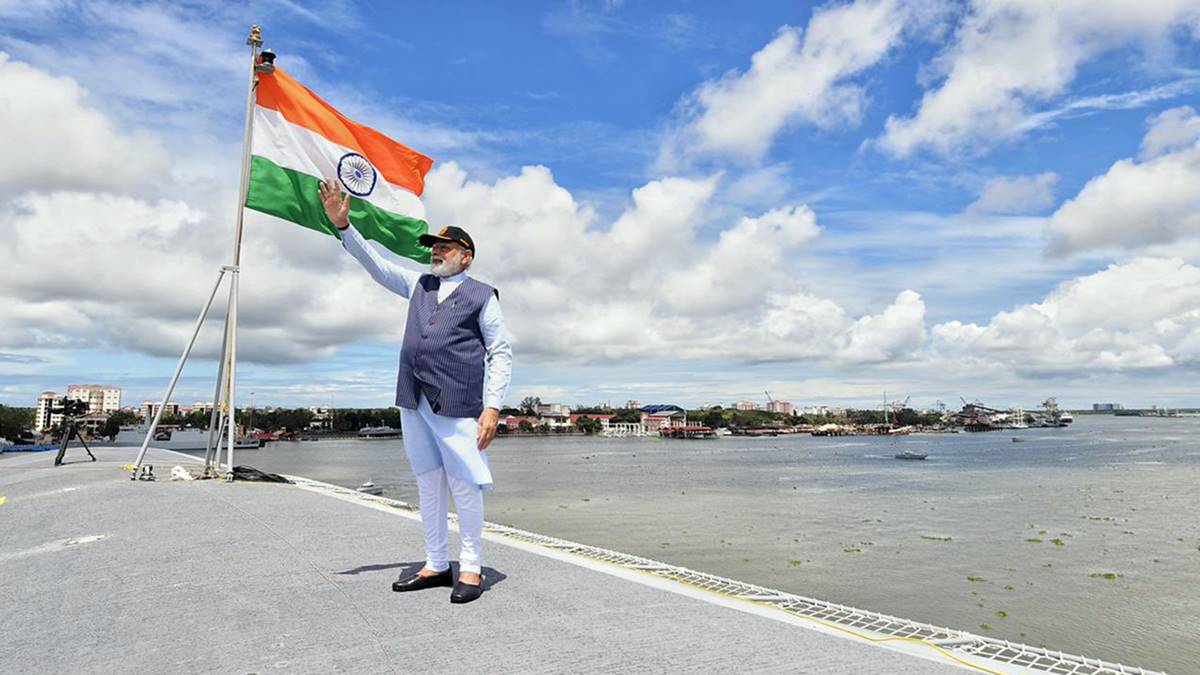 pm modi in cochin ins vikrant - 2026