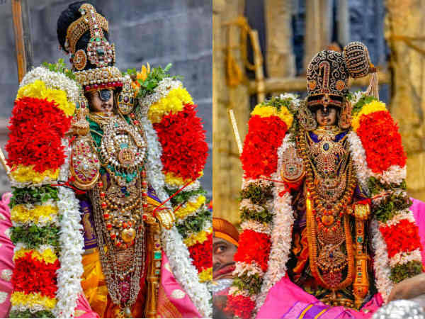 ஸ்ரீரங்கம் ரெங்கநாதர் கோவிலில்  ஐப்பசி  ஊஞ்சல் உற்சவம்..