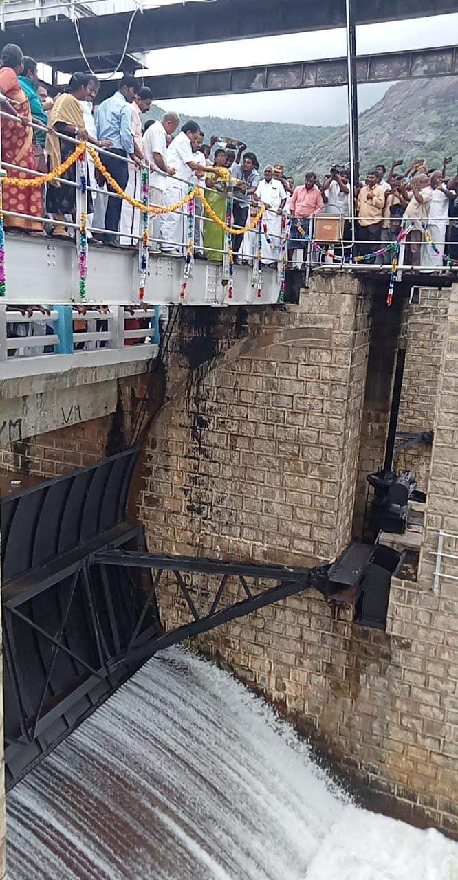 ஸ்ரீவில்லிபுத்தூர் அருகே விவசாயத்திற்காக அணையை திறந்து வைத்த அமைச்சர்..