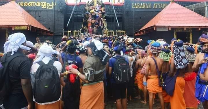 சபரிமலை  பக்தர்கள் தரிசனம் செய்வதற்கான நேரம் நீட்டிப்பு..