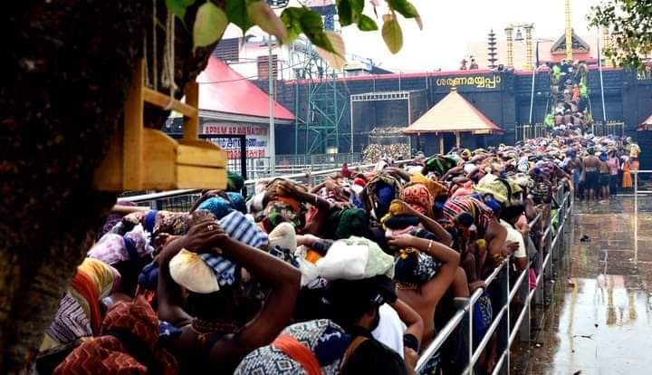 பம்பையில் புனித நீராட பக்தர்களுக்கு கட்டுப்பாடு..