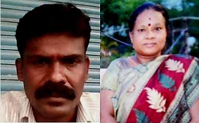 மாரடைப்பால் மரணமடைந்த மனைவி துக்கத்தில்   தூக்கிட்டுத் தற்கொலை செய்த கணவர்..