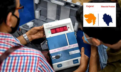 குஜராத்தில் பாஜக; ஹிமாசலில் காங்கிரஸ் முன்னிலை..