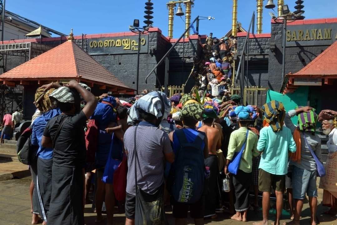 சபரிமலை-இன்று மகரஜோதி பூஜை துவங்கிய முதல் நாளே பக்தர்கள் வருகை அதிகரிப்பு..