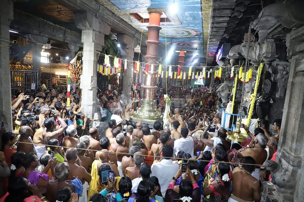 குற்றாலம்,சுசீந்திரம், சிதம்பரம் கோயில்களில் மார்கழி திருவிழா துவக்கம்..