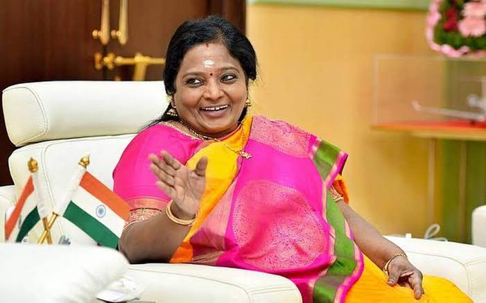 திராவிட மாடலுக்கு பதில் நல்ல தமிழ் பெயர் வேண்டும்-கவர்னர் தமிழிசை .. - Dhinasari Tamil