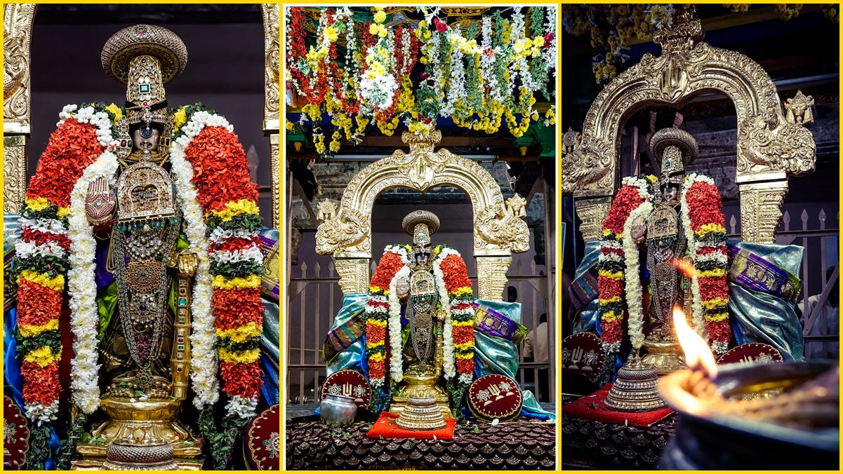 ரத்தின பாண்டியன் கொண்டை அணிந்து நம்பெருமாள் தரிசனம்! 