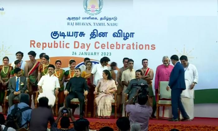 ஆளுநரின் தேநீர் விருந்து - முதலமைச்சர் அமைச்சர்கள் பங்கேற்பு.. - Dhinasari Tamil