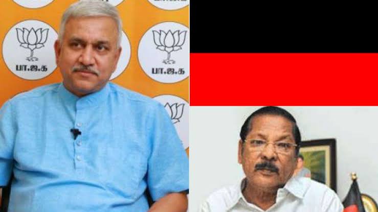 ஆளுநரை  அவதூறாக பேசிய ஆர்.எஸ்.பாரதியை குண்டர் சட்டத்தில் கைது செய்ய வேண்டும்- தமிழக பாஜக..