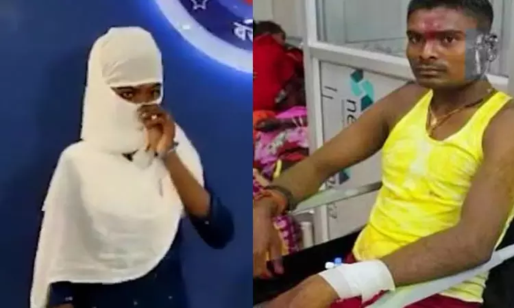 காதல் ஏமாற்றம்- ஆண் வேடமிட்டு திருமண விழாவில் புகுந்து மணமகன் மீது ஆசிட் வீசிய பெண்..