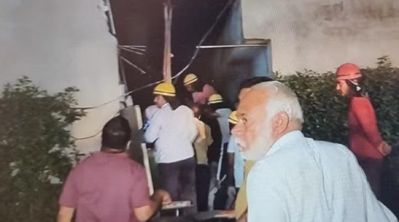 ஹரியானா -அரிசி ஆலை மேற்கூரை இடிந்து 4 பேர் மரணம் ..