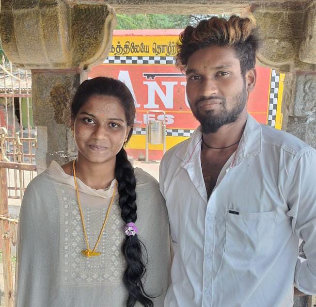 ராஜபாளையத்தில்காதல் ஜோடி தற்கொலை முயற்சி