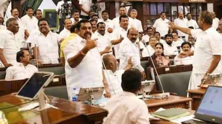 சட்டசபையில் இபிஎஸ்,ஓபிஎஸ் கடும் விவாதம்..