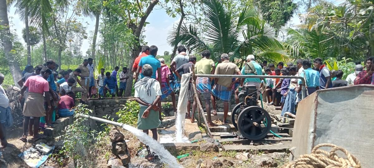 ராஜபாளையம்-இரு  குழந்தைகளுடன் தாய் கிணற்றில் குதித்து  தற்கொலை..