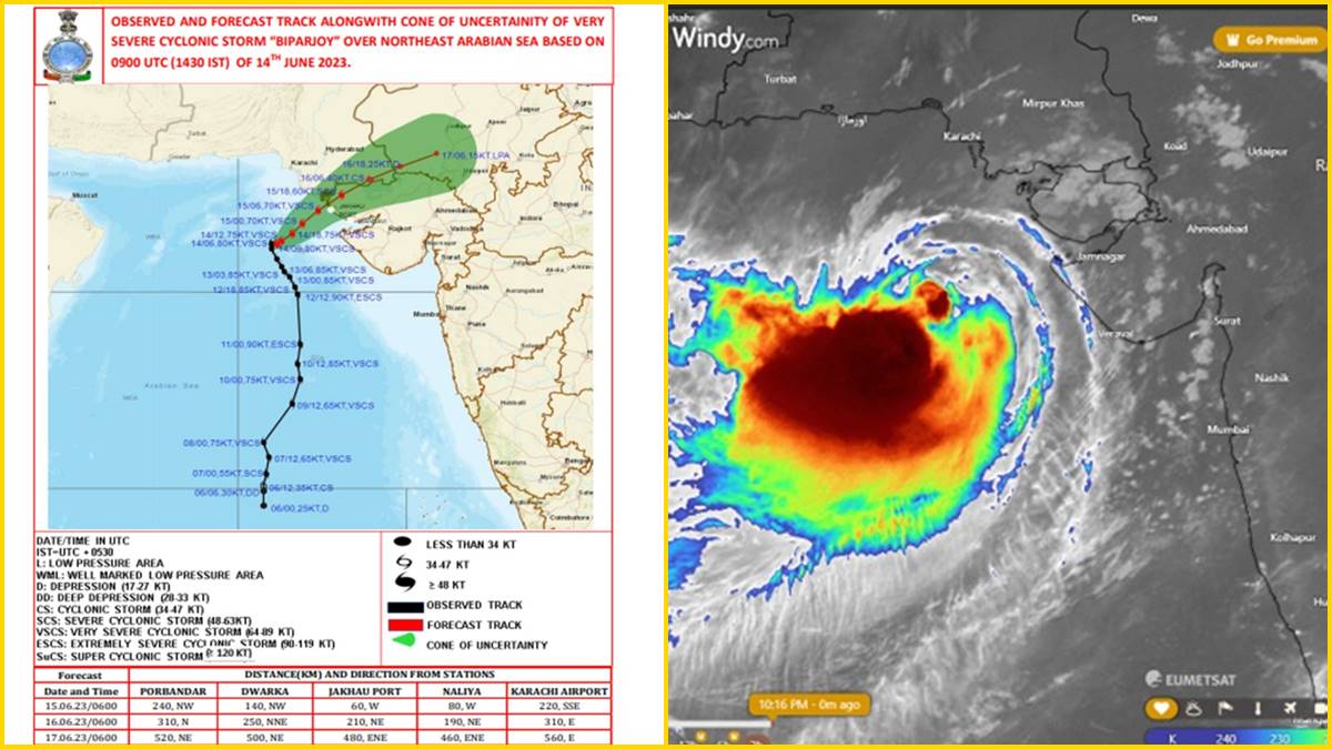 குஜராத்தை அச்சுறுத்தும் அதி தீவிரப் புயல்!