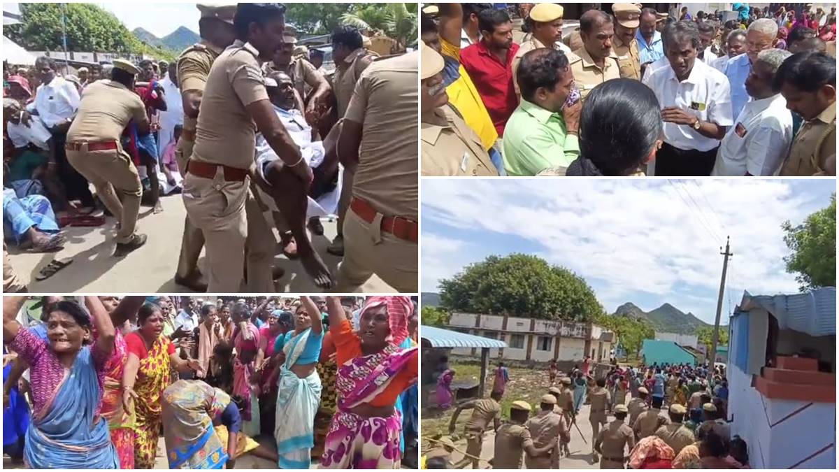 madurai road side temple protest - 2026