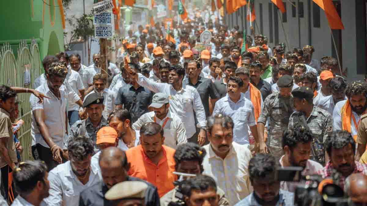 நெல்லையில் கலக்கும் அண்ணாமலை! எங்கு நோக்கினும் மக்கள் சமுத்திரம்!