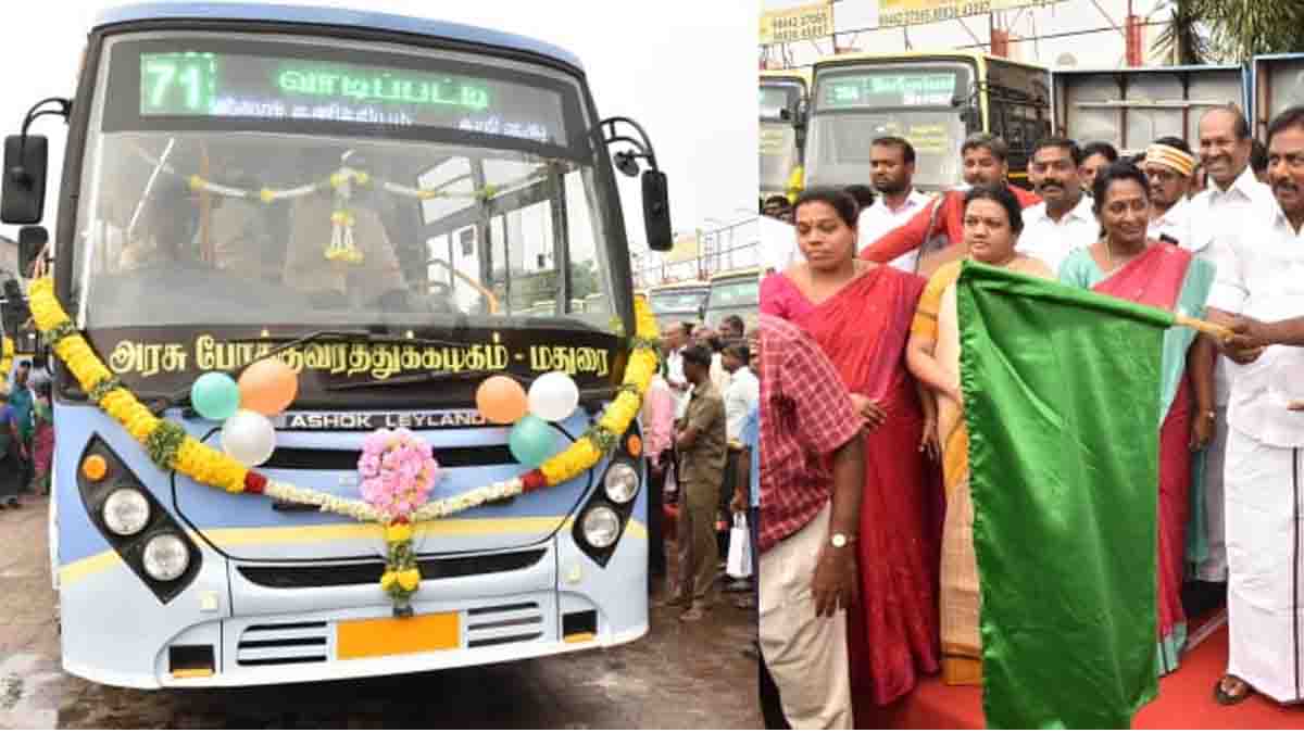 மதுரையில் புதிய வழித்தடங்களில் பஸ்கள் இயக்கம்!