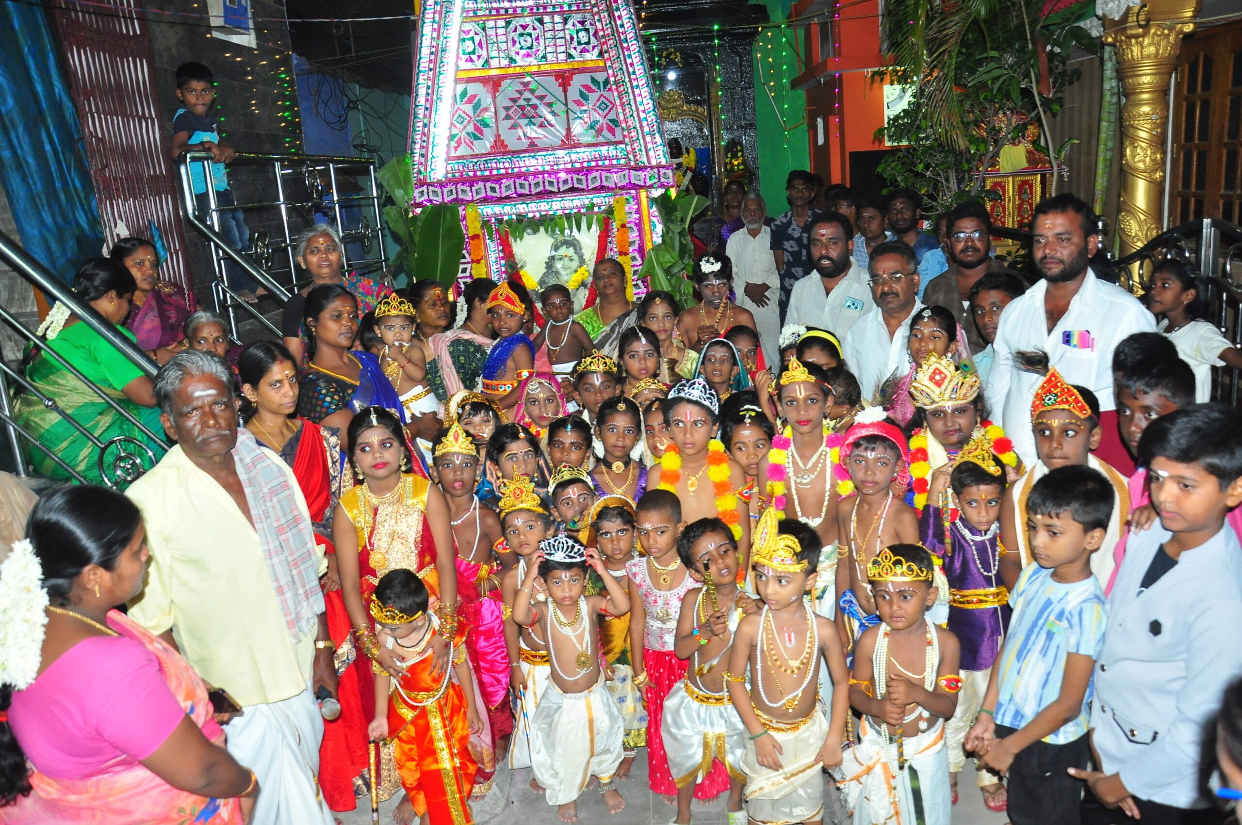 செங்கோட்டை பகுதியில் கிருஷ்ண ஜயந்தி விழா!