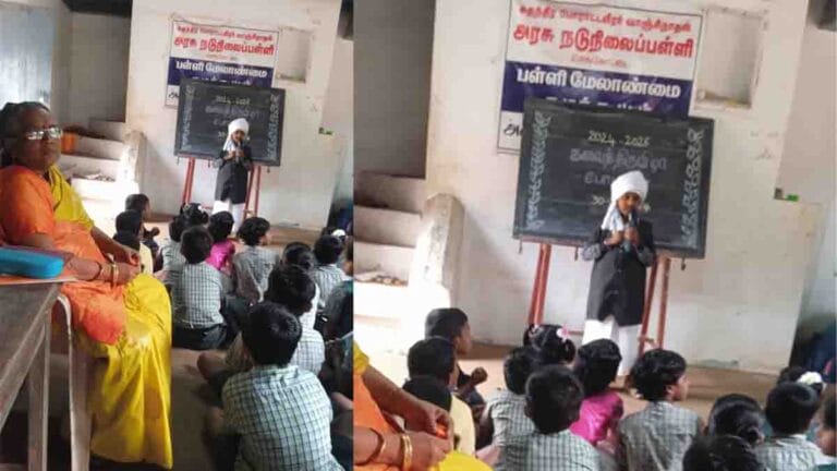 செங்கோட்டை வாஞ்சி நடுநிலைப் பள்ளியில் கலைத் திருவிழா போட்டிகள்!