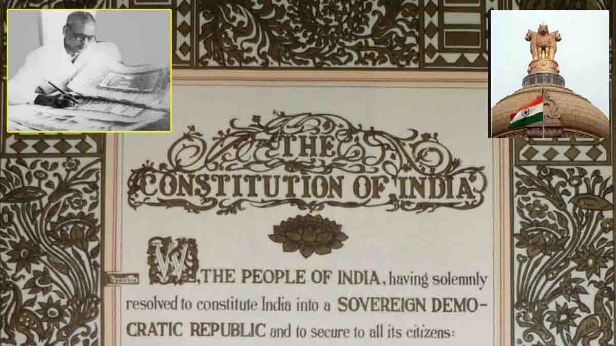 The longest handwritten Constitution of any country in the world!