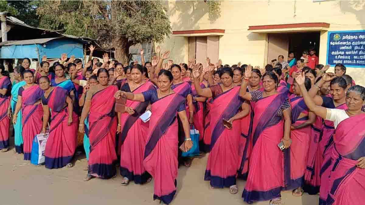 anganmwadi workers strike - 2026