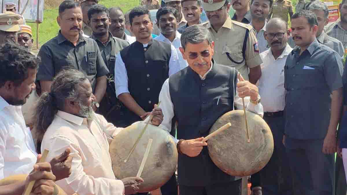 tn gov rn ravi hitting parai in virudhunagar - 2026