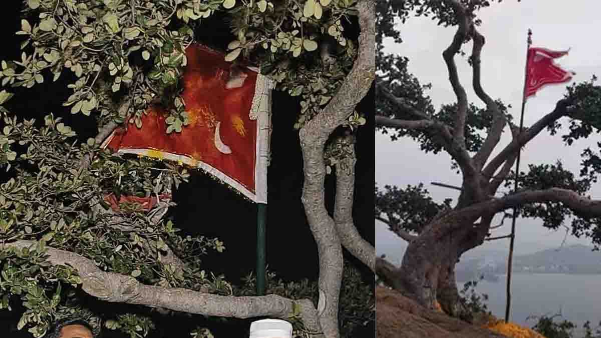 dargah flag in thiruparankundram hill - 2026