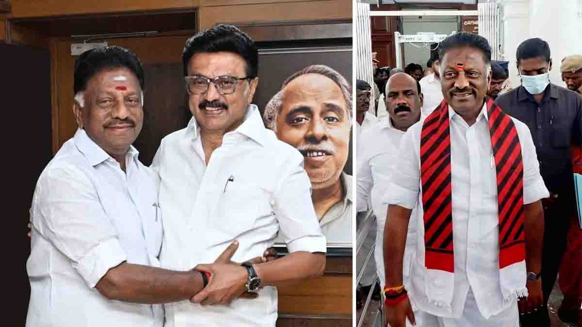 o panneerselvam in dmk - 2026